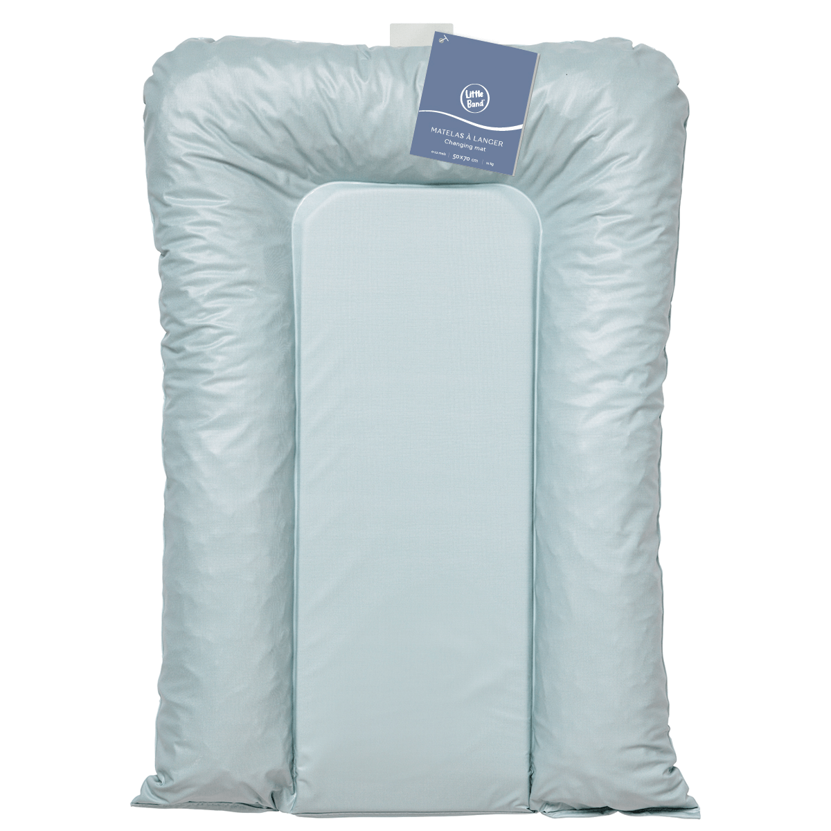 Matelas à langer bébé Flocons Lagon - Matelas à langer pour bébé 50x70 cm
