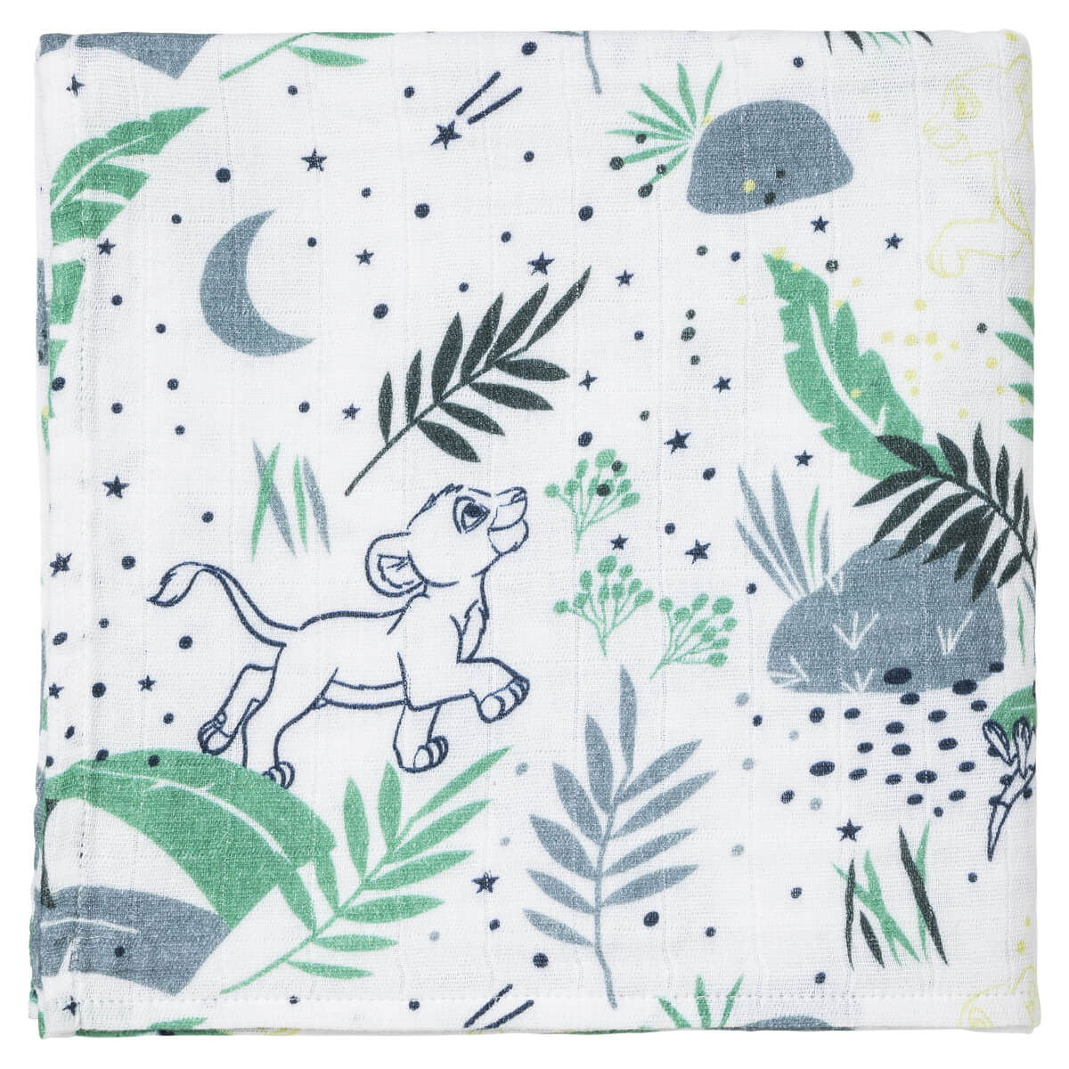 Lange imprimé Roi Lion Star - 110x110cm - Little Band