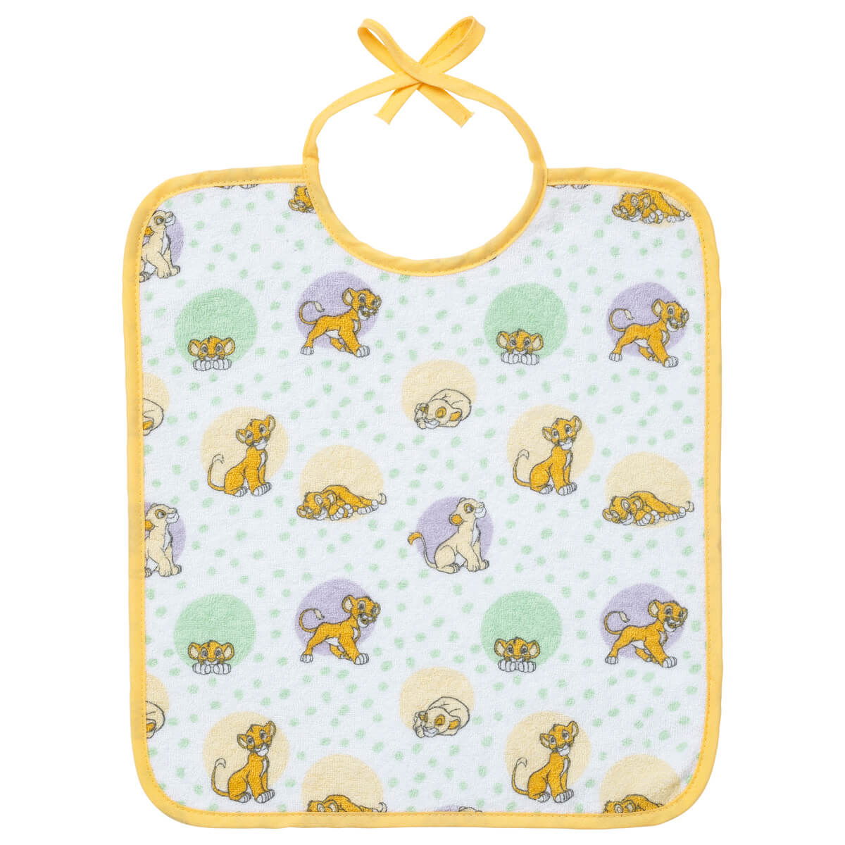 Lot de 2 bavoirs 6 mois 28x38 cm - Roi Lion Cosy Time - BB Malin