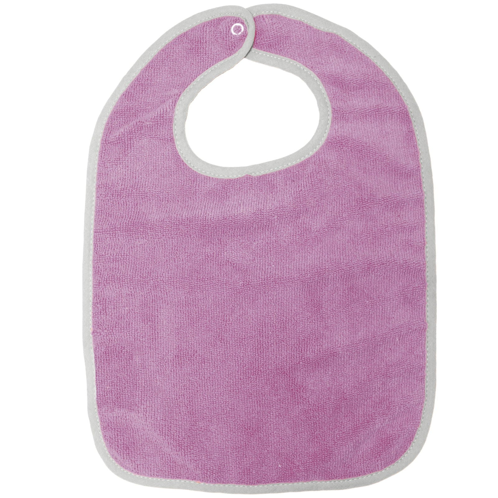 Lot de 2 bavoirs microfibre 6 mois - Jaune/Prune - 