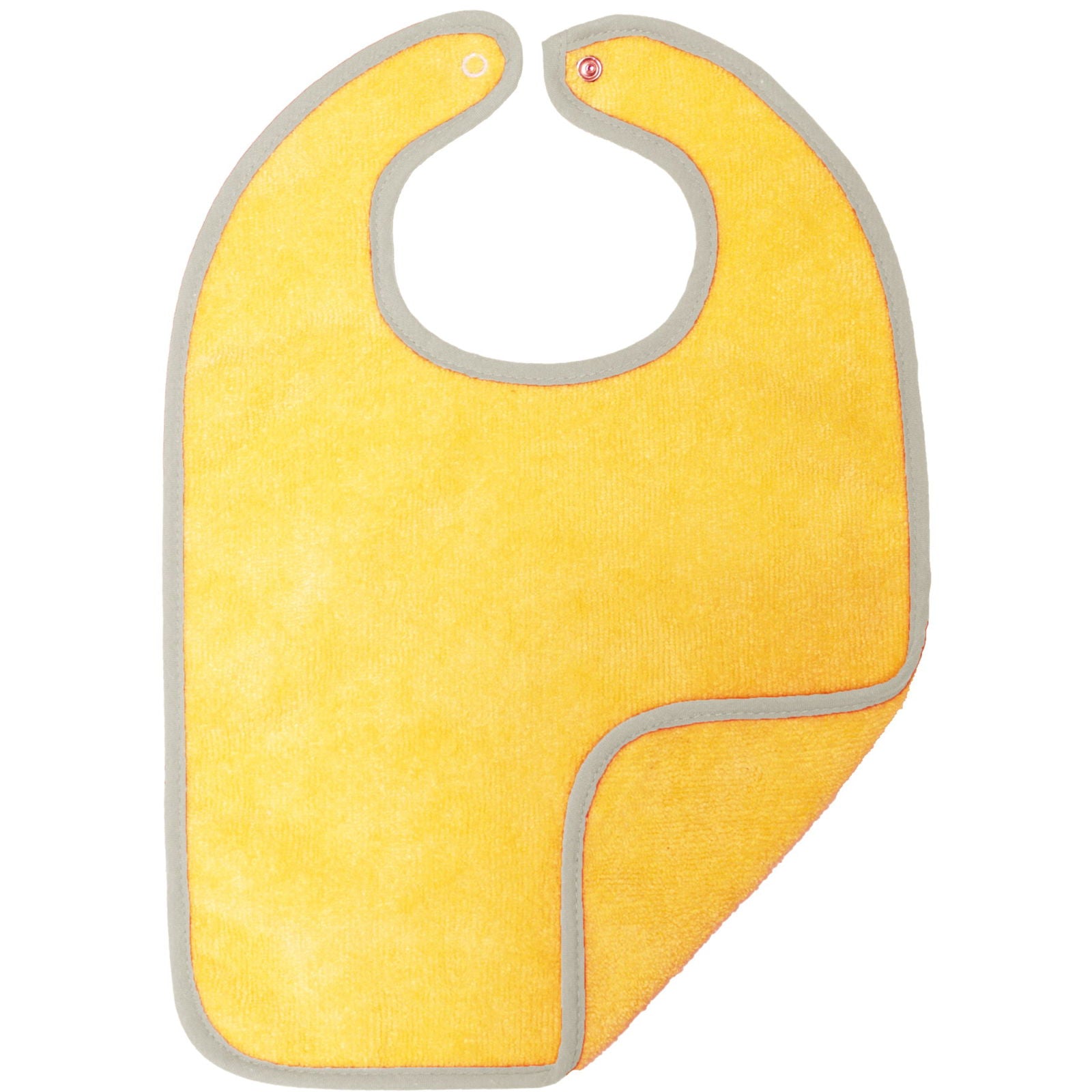 Lot de 2 bavoirs microfibre 6 mois - Jaune/Prune - 