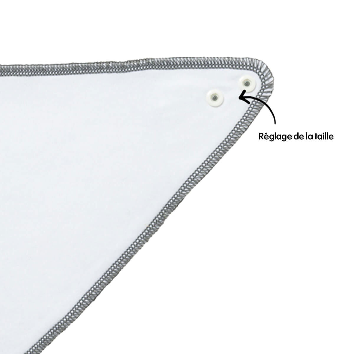 Lot de 2 bavoirs naissance bandana Jeune Pousse - Bio - BB Malin