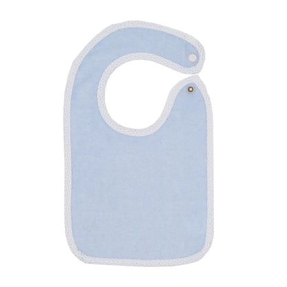 Lot de 2 bavoirs naissance plastifiés Bleu - 