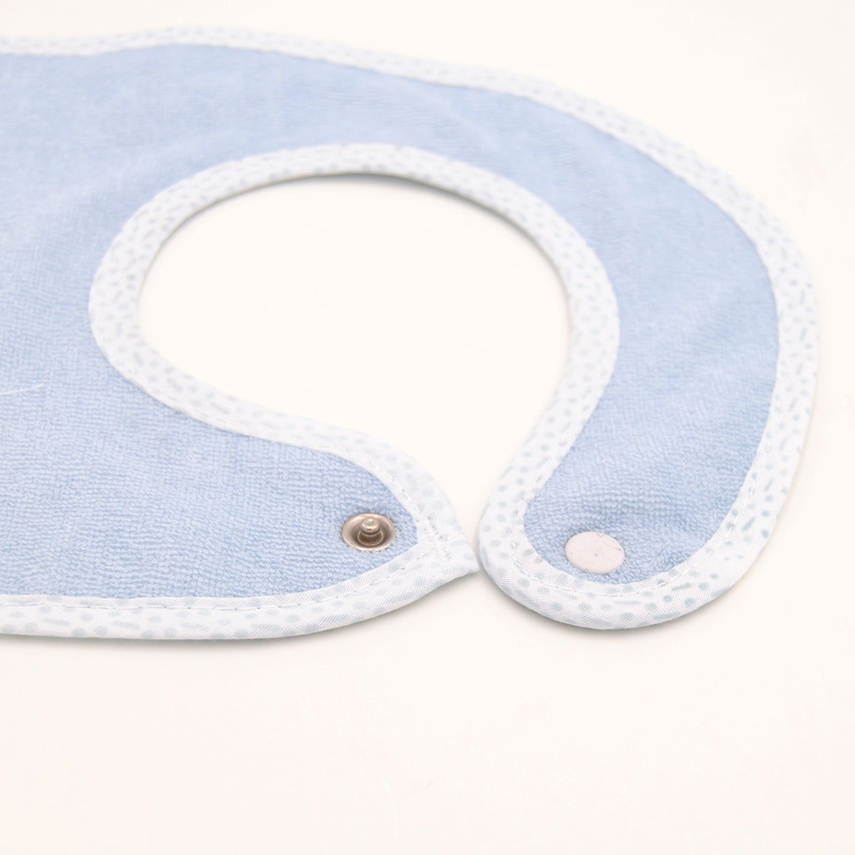Lot de 2 bavoirs naissance plastifiés Bleu - 