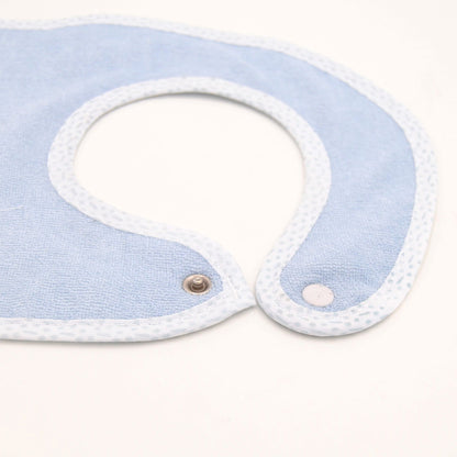 Lot de 2 bavoirs naissance plastifiés Bleu - 
