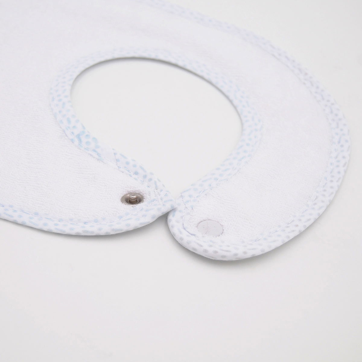 Lot de 2 bavoirs naissance plastifiés Bleu - 
