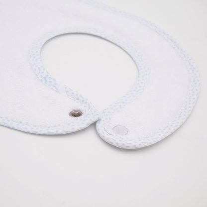 Lot de 2 bavoirs naissance plastifiés Bleu - 