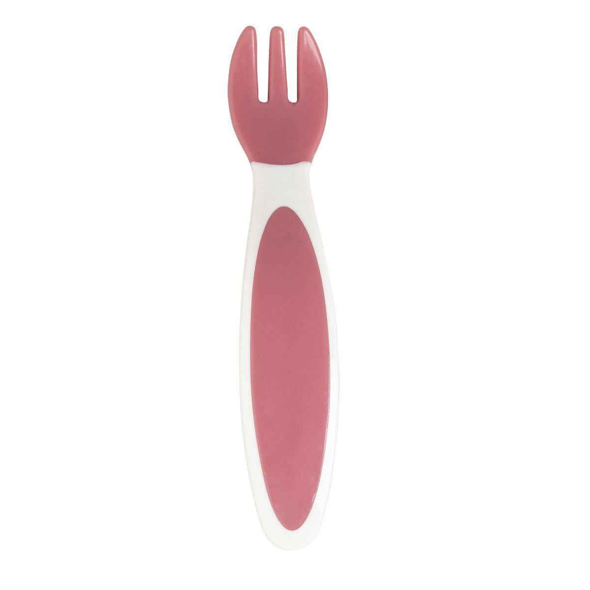 Lot de 2 couverts bébé ergonomiques roses 4 mois - 