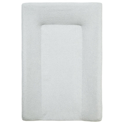 Lot de 2 housses de matelas à langer en éponge 50x70 cm Blanc, Gris - 