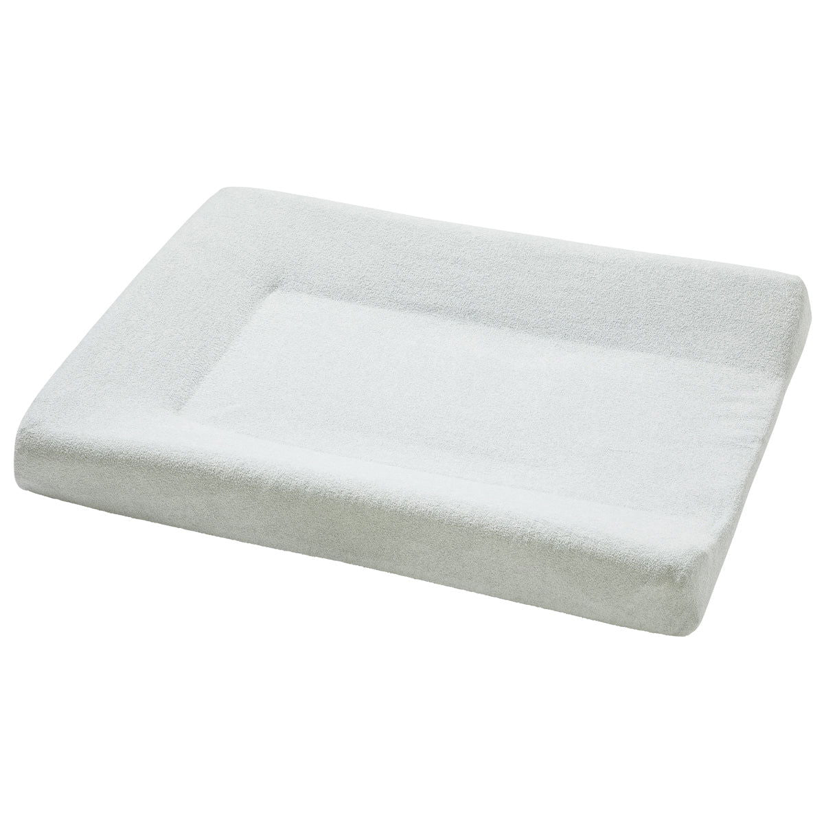 Lot de 2 housses de matelas à langer en éponge 50x70 cm Blanc, Gris - 