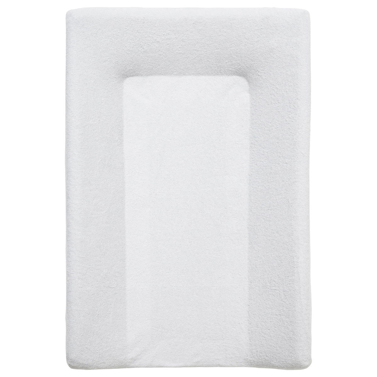Lot de 2 housses de matelas à langer en éponge 50x70 cm Blanc, Taupe - 
