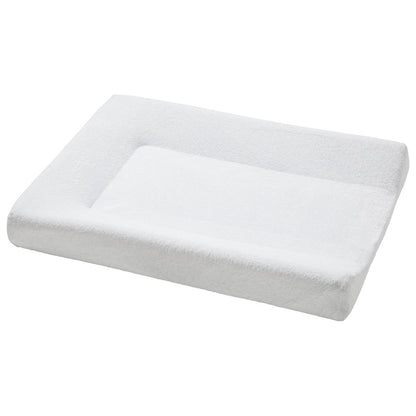 Lot de 2 housses de matelas à langer en éponge 50x70 cm Blanc, Taupe - 