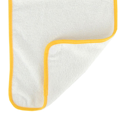 Lot de 2 serviettes à scratch pour matelas à langer Luxe - Jaune - 