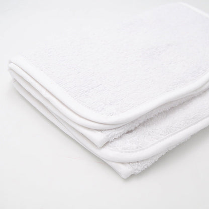 Lot de 2 serviettes à scratch pour matelas à langer Luxe Blanc - 