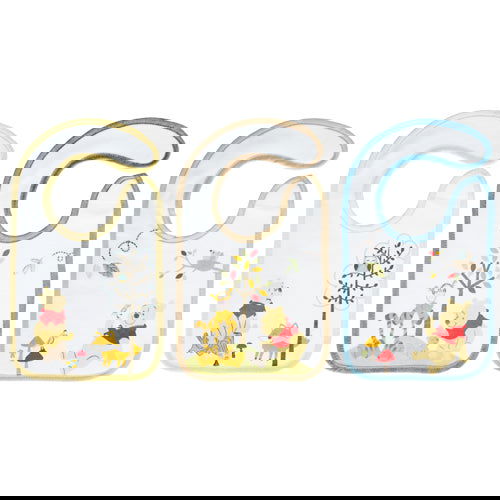 Lot de 3 bavoirs naissance Winnie Let's Party - Disney Baby