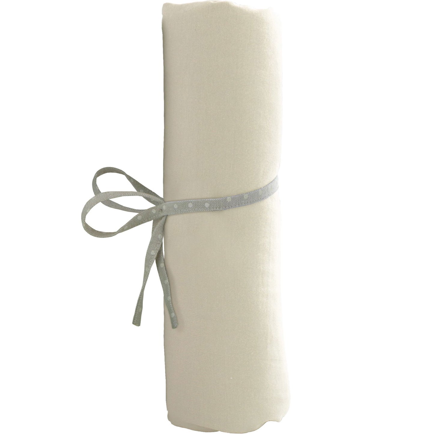 Lot de 3 draps housse 40x80 cm 2 écrus + 1 bleu ciel - 