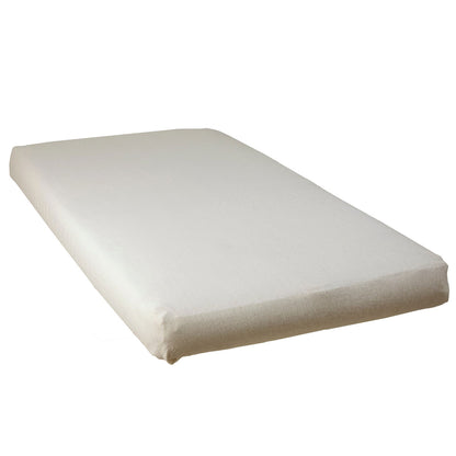 Lot de 3 draps housse 60x120 cm 2 écrus + 1 bleu ciel - 