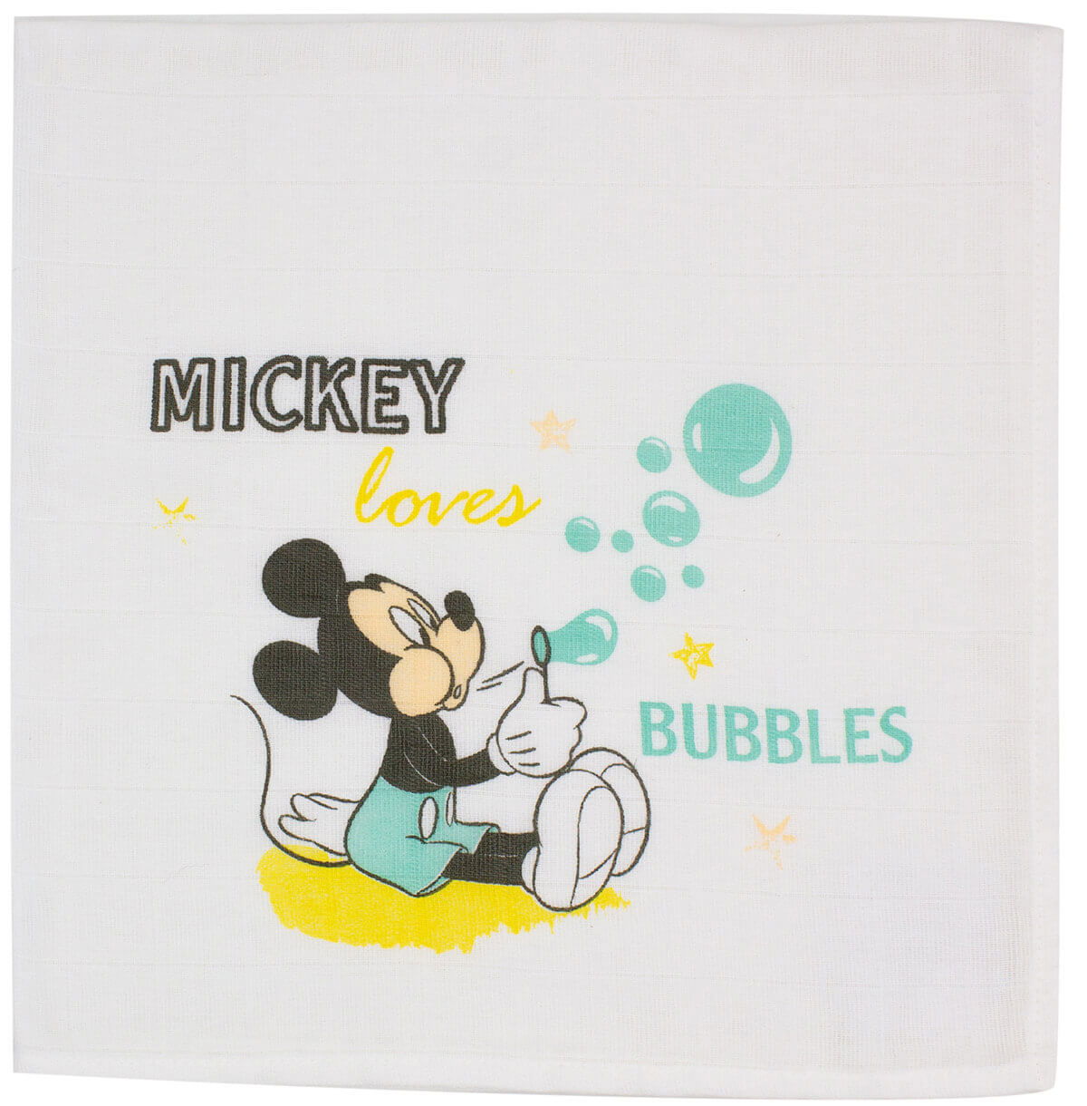 Lot de 3 langes Mickey Little One - 60x60 cm - BB Malin