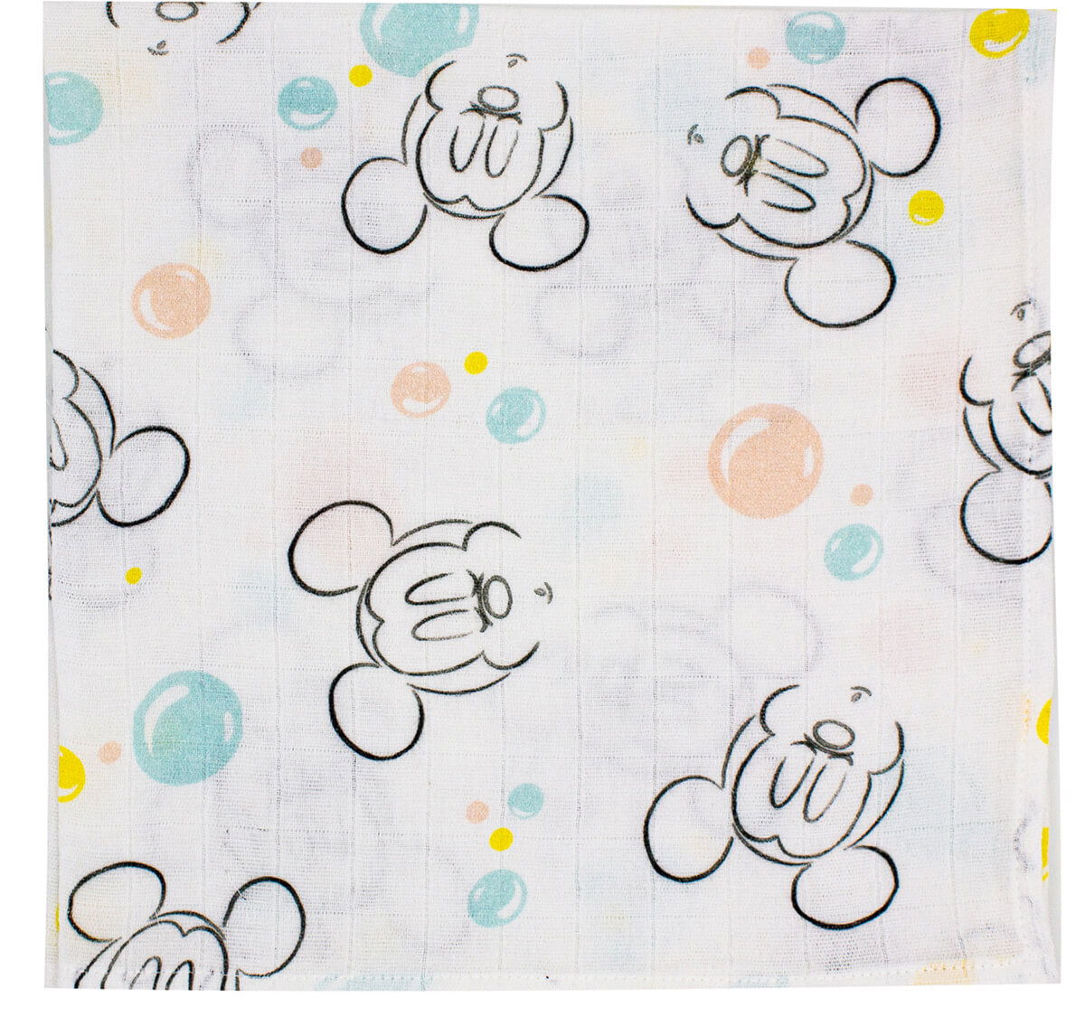 Lot de 3 langes Mickey Little One - 60x60 cm - BB Malin