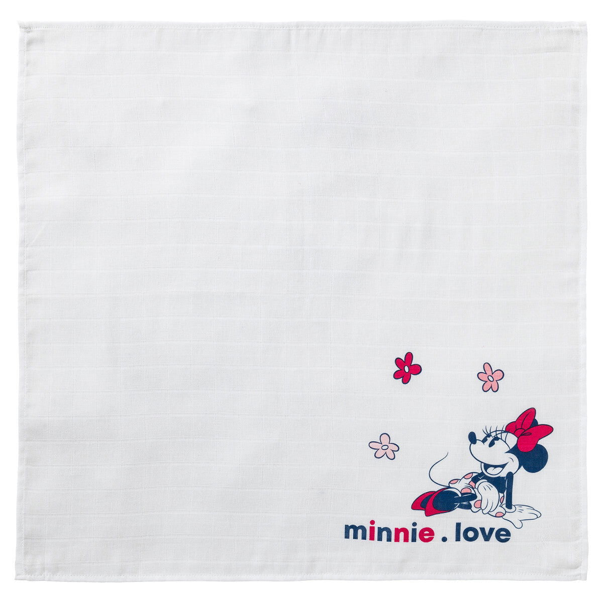 Lot de 3 langes Minnie Confettis - 60x60 cm - 