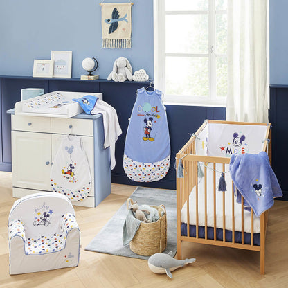 Lot de 7 bavoirs naissance journaliers 20x25 cm - Mickey Cool - BB Malin