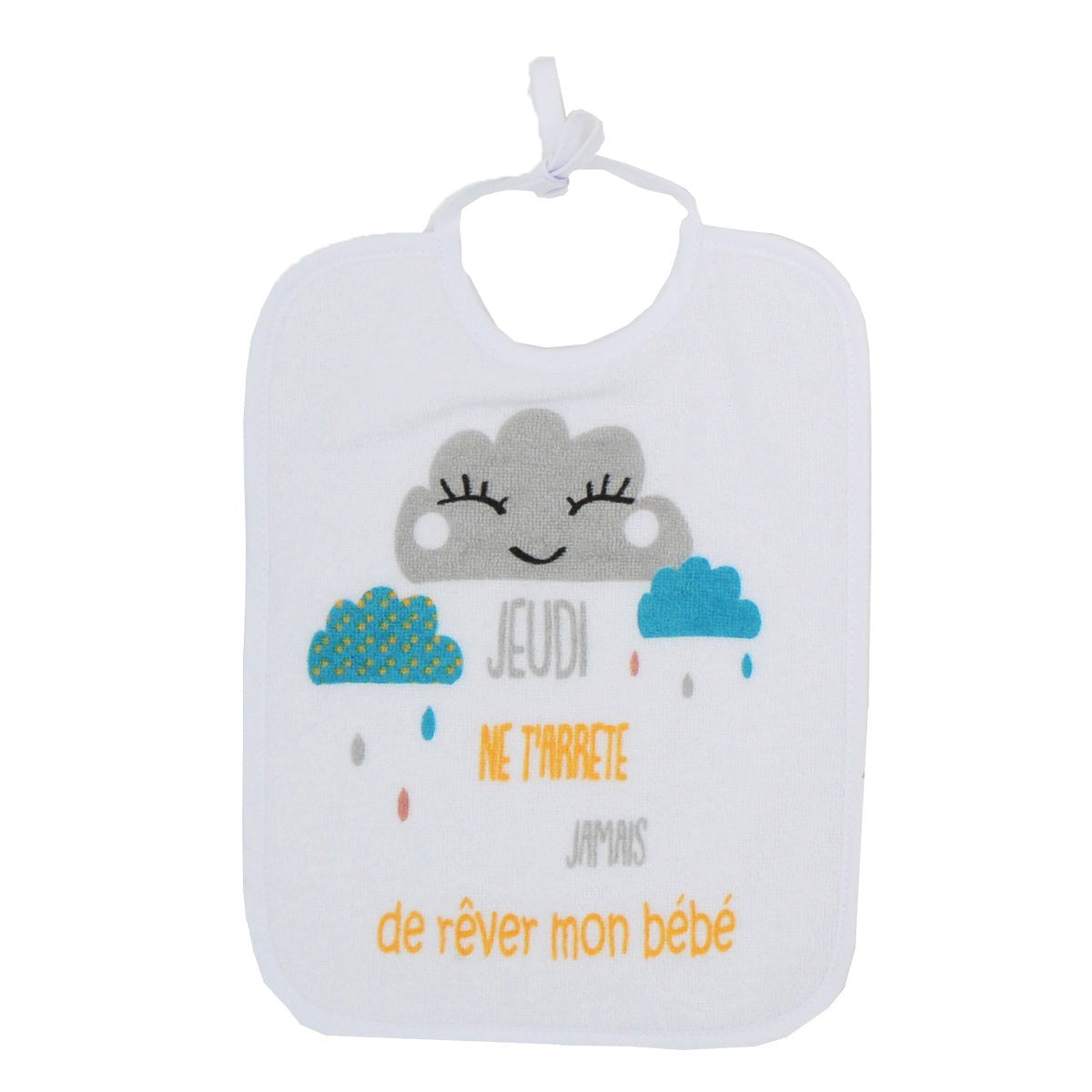 Lot de 7 bavoirs naissance semainiers - BB Malin