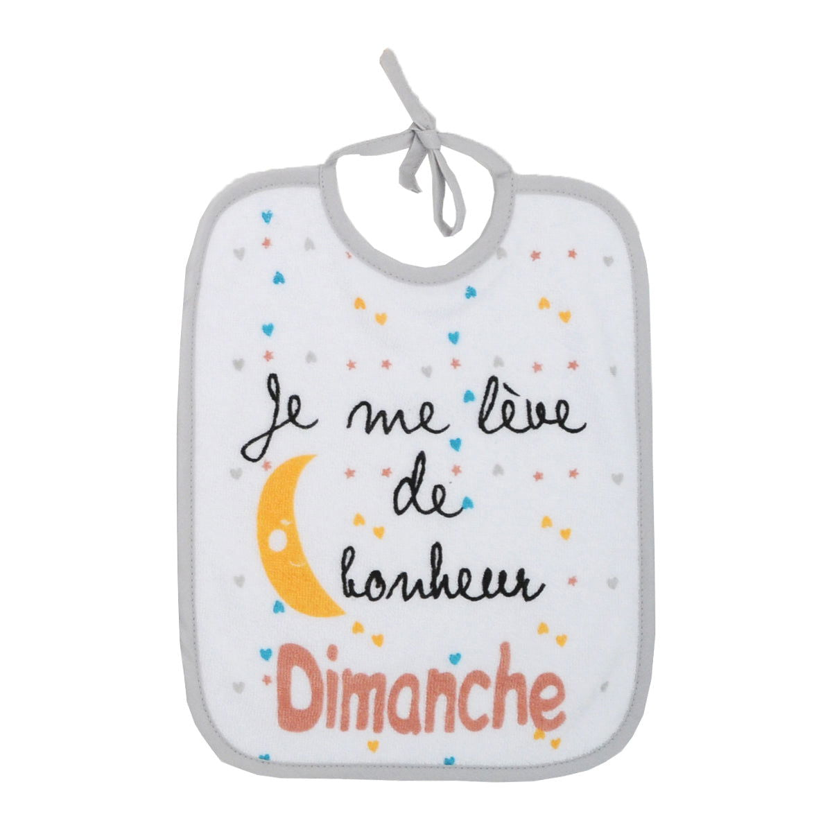 Lot de 7 bavoirs naissance semainiers - 