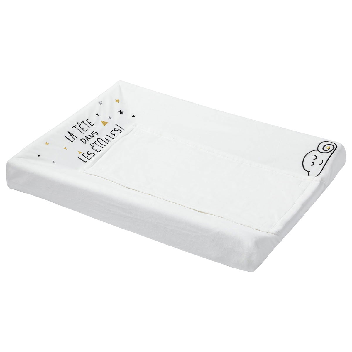 Matelas à langer Etoile filante + housse + serviette amovible - 