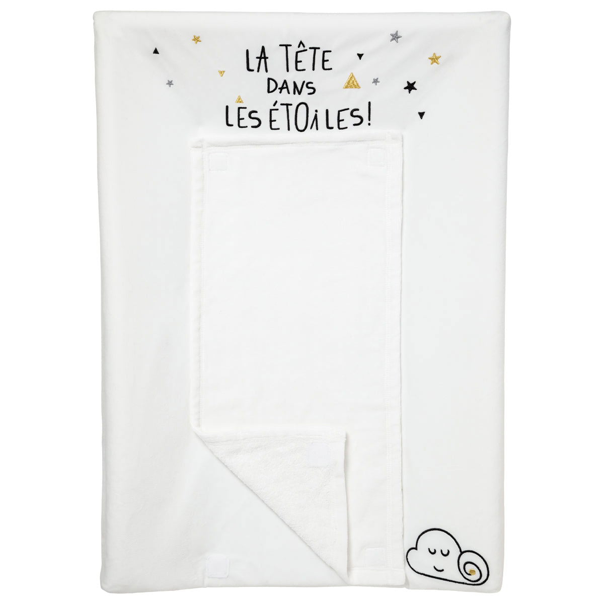 Matelas à langer Etoile filante + housse + serviette amovible - 