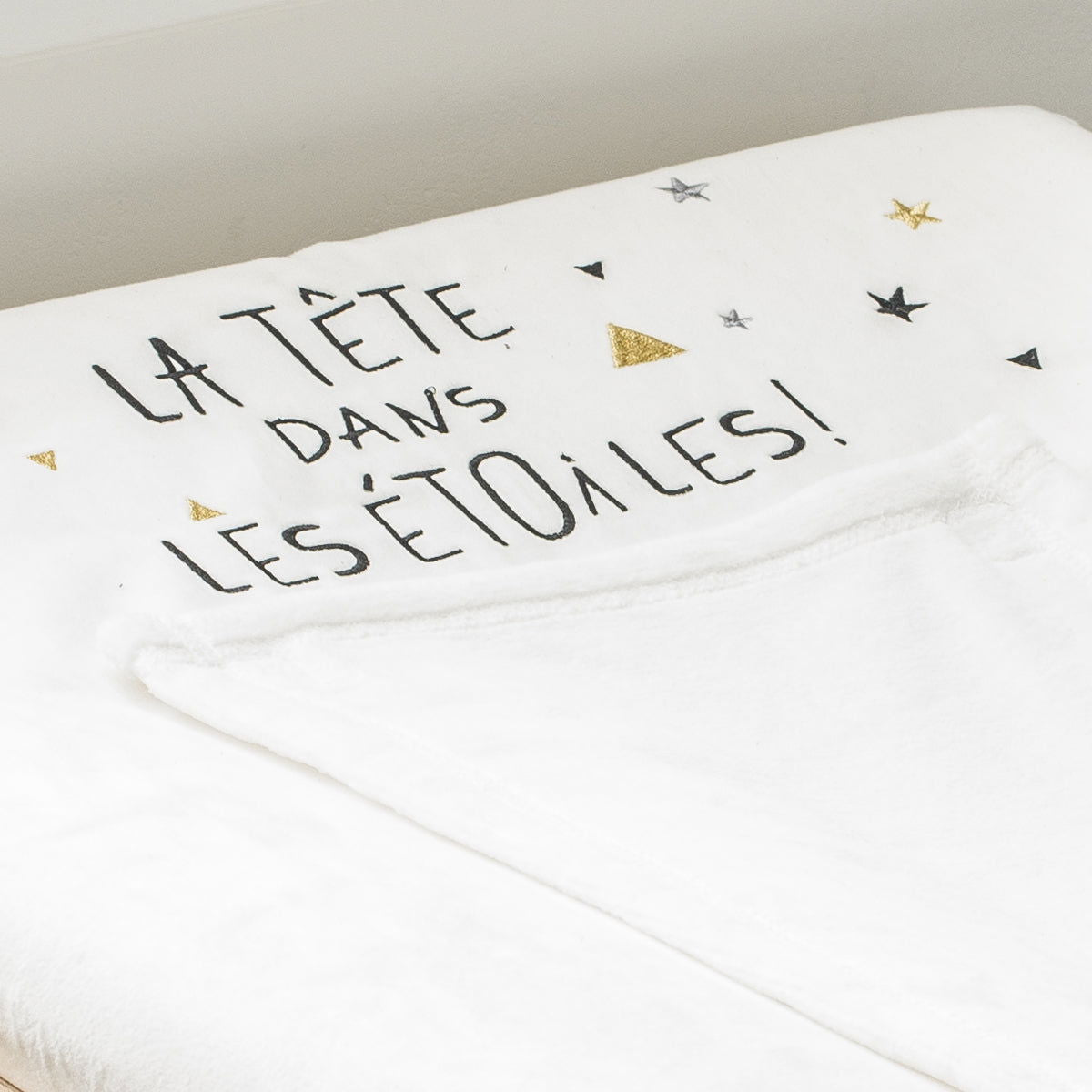 Matelas à langer Etoile filante + housse + serviette amovible - 