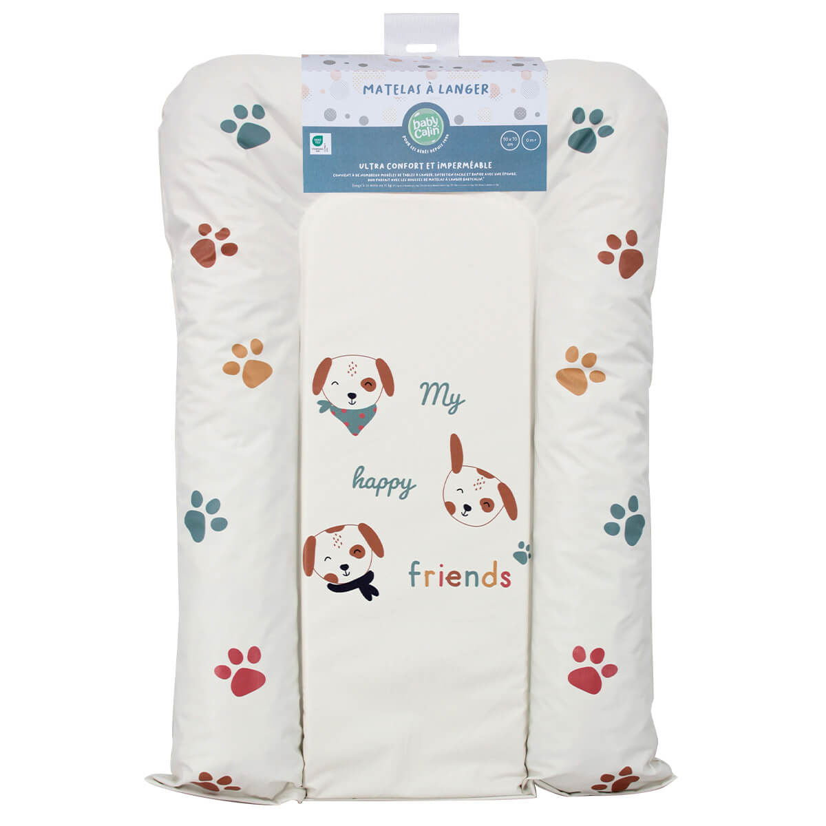 Matelas à langer Flocons 50x70 cm - Toutou - 