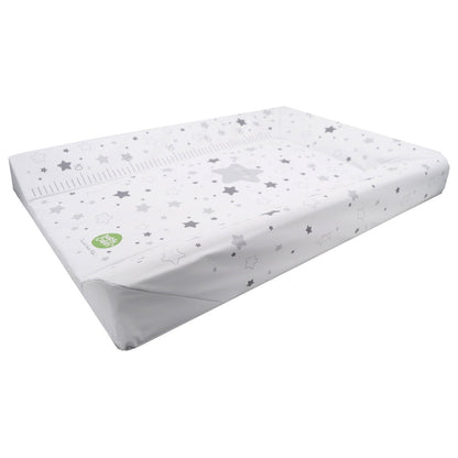 Matelas à langer Luxe 50x70 cm Etoiles grises + toise - 