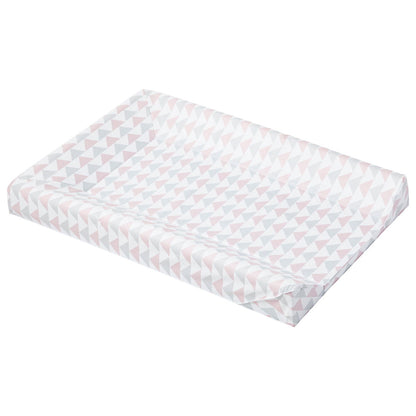 Matelas à langer Luxe 50x70 cm Géométrique rose et gris - 