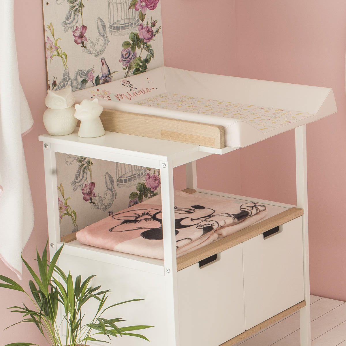 Matelas à langer Luxe Disney Minnie Floral 50x70 cm - 