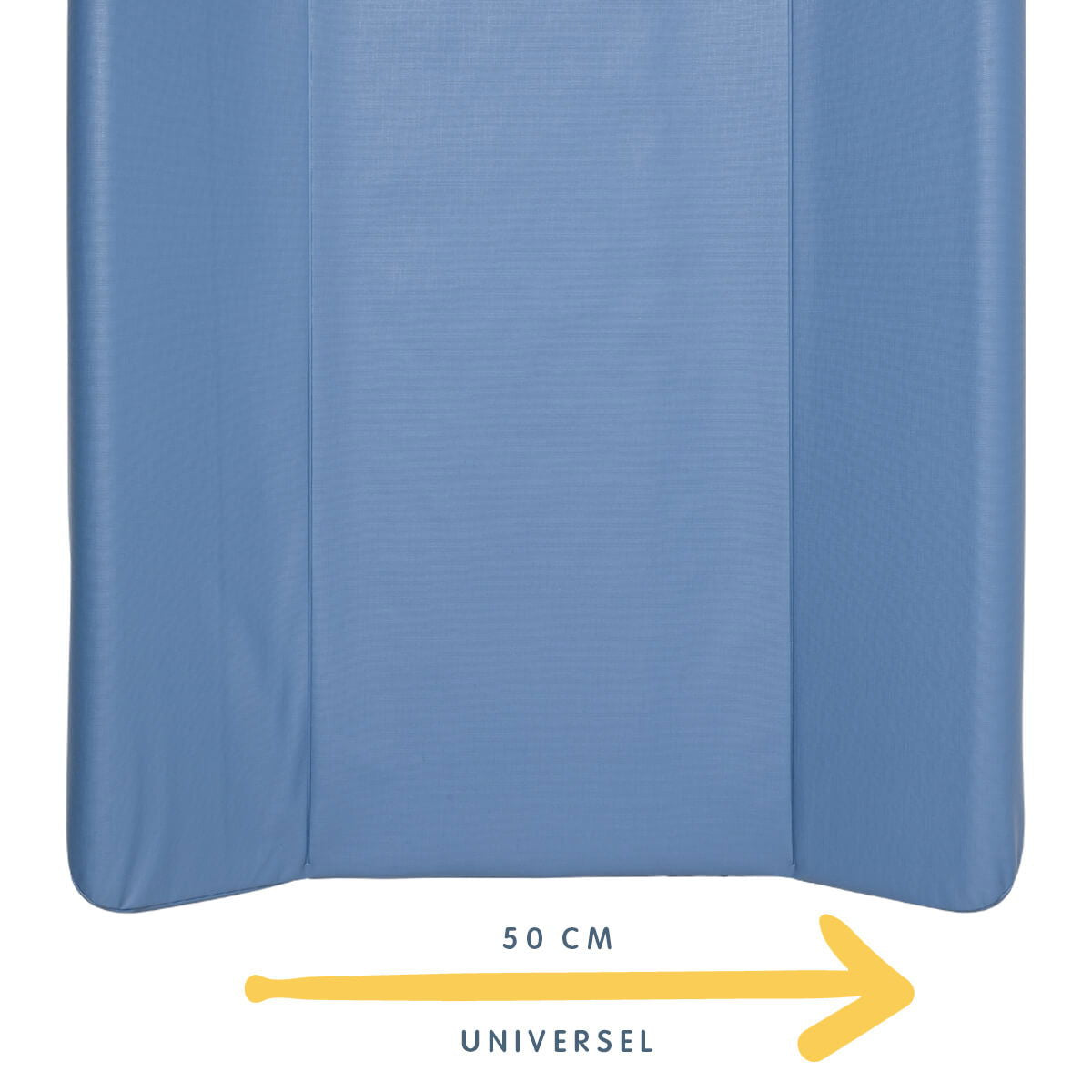 Matelas à langer Premium 50x70 cm - Bleu jean - 