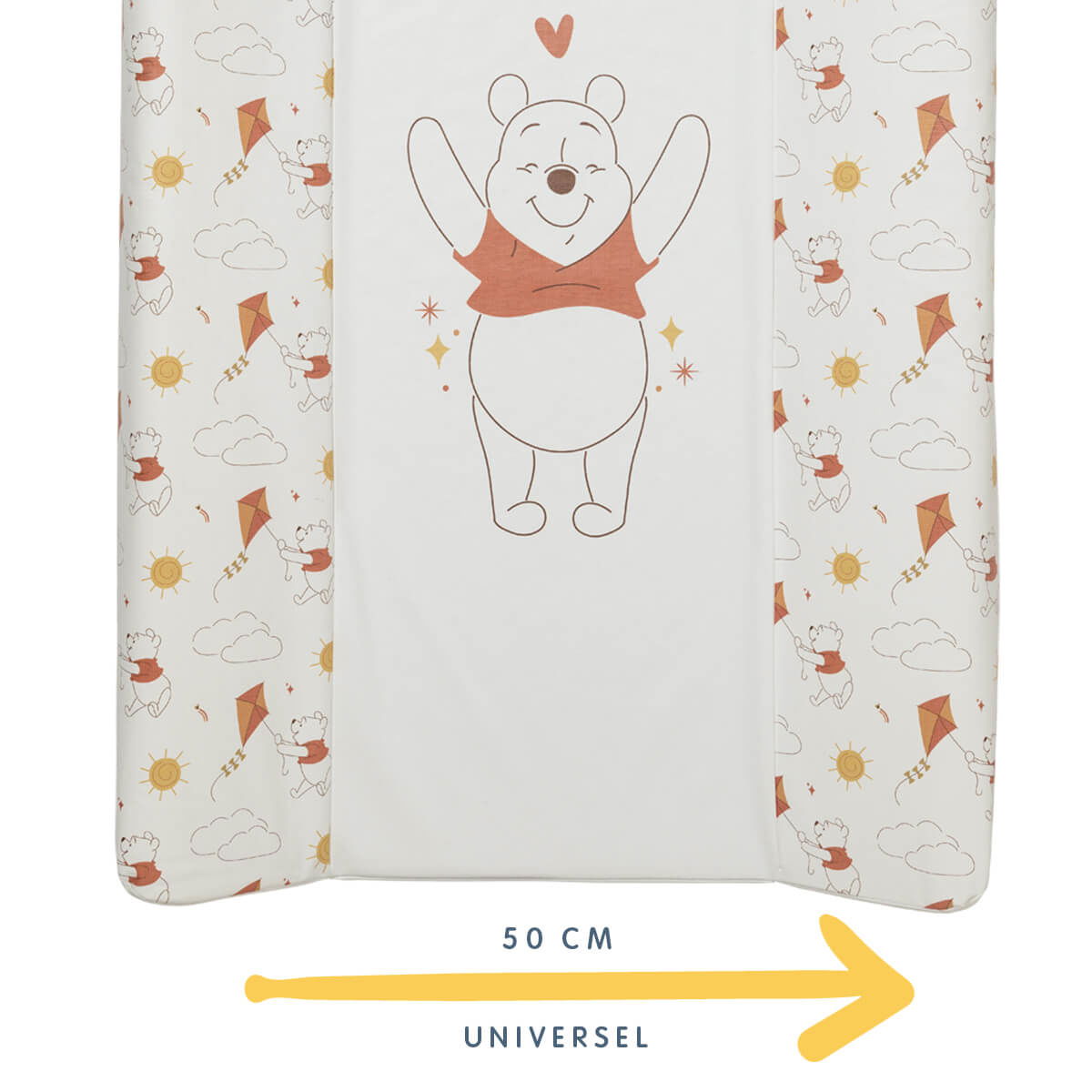 Matelas à langer Premium 50x70 cm - Winnie Retro - 