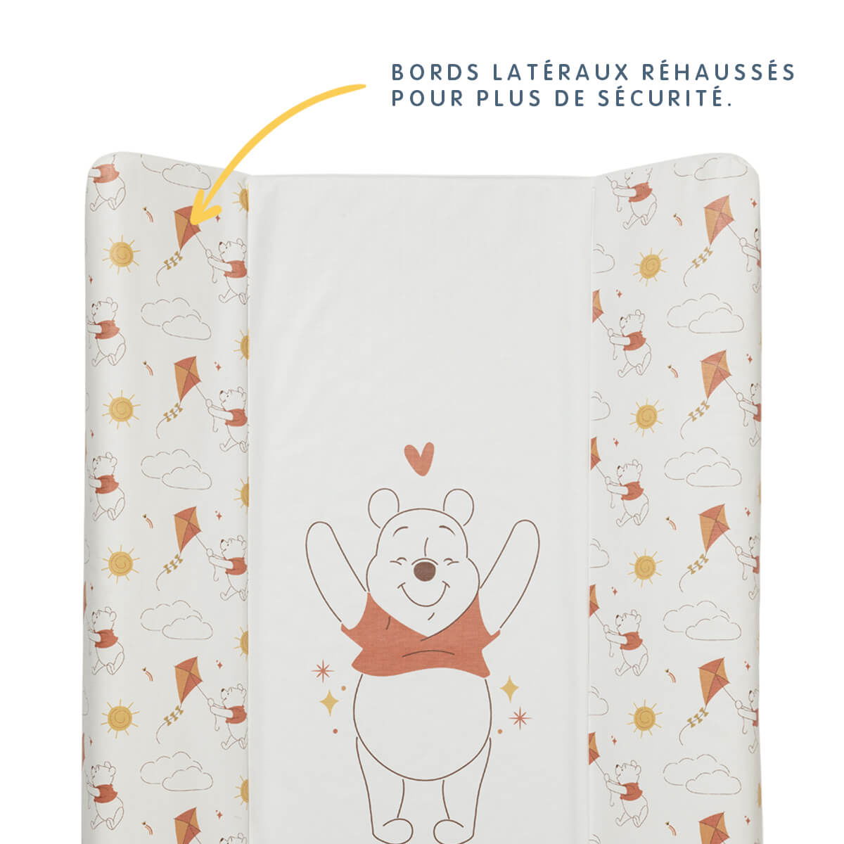 Matelas à langer Premium 50x70 cm - Winnie Retro - 