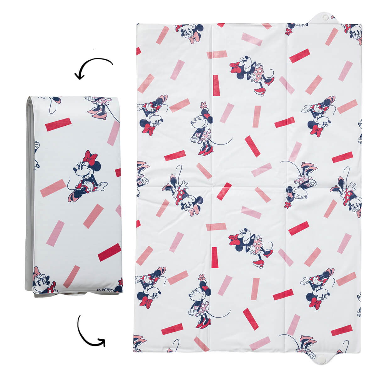 Matelas à langer nomade pliant Minnie Confettis - 40x58 cm - Disney Baby