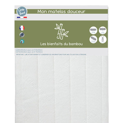 Matelas lit Douceur 60x120 cm - 24kg/m3 - BB Malin