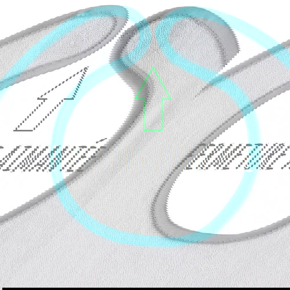 Bavoir aimanté Maman/Papa - 6 mois - 