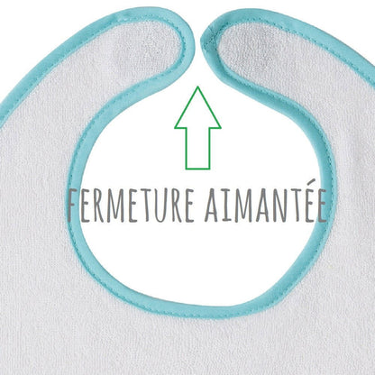 Bavoir aimanté Maman/Papa - 6 mois - 