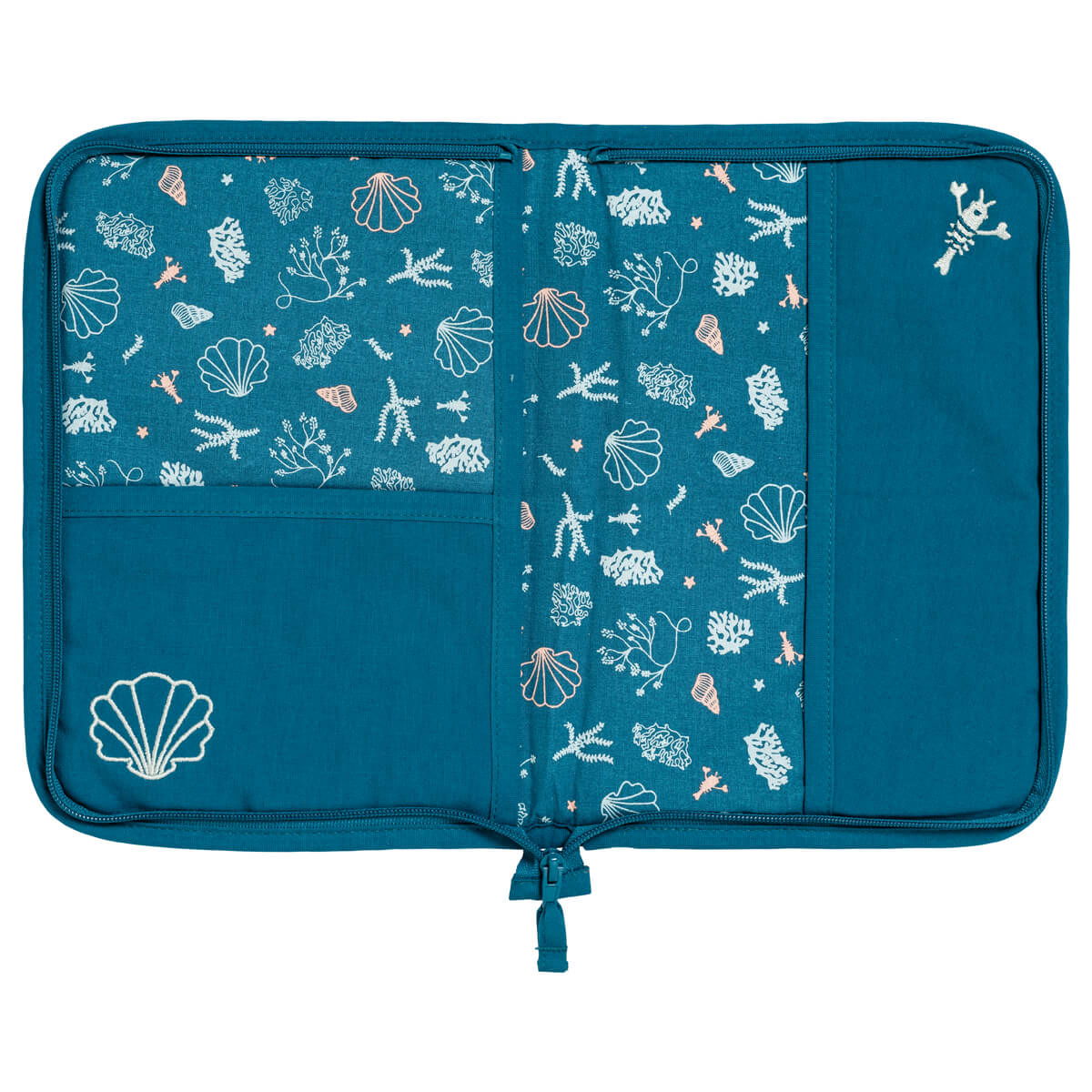 Protège carnet de santé 25x18 cm - Seaside Romance - 