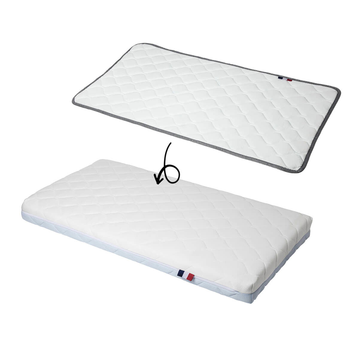 Surmatelas Memory 60x120 cm - 