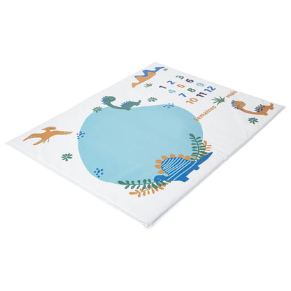 Tapis de jeu en PVC 72x92 cm avec étapes bébé - Funny Dino - 