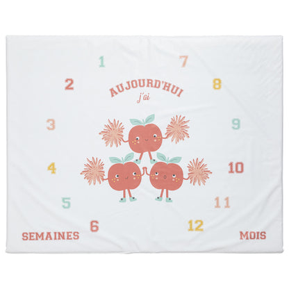 Tapis de jeu en PVC 72x92 cm avec étapes bébé - Smoothie - Babycalin