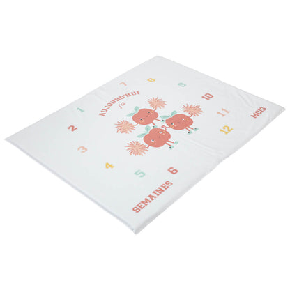 Tapis de jeu en PVC 72x92 cm avec étapes bébé - Smoothie - 