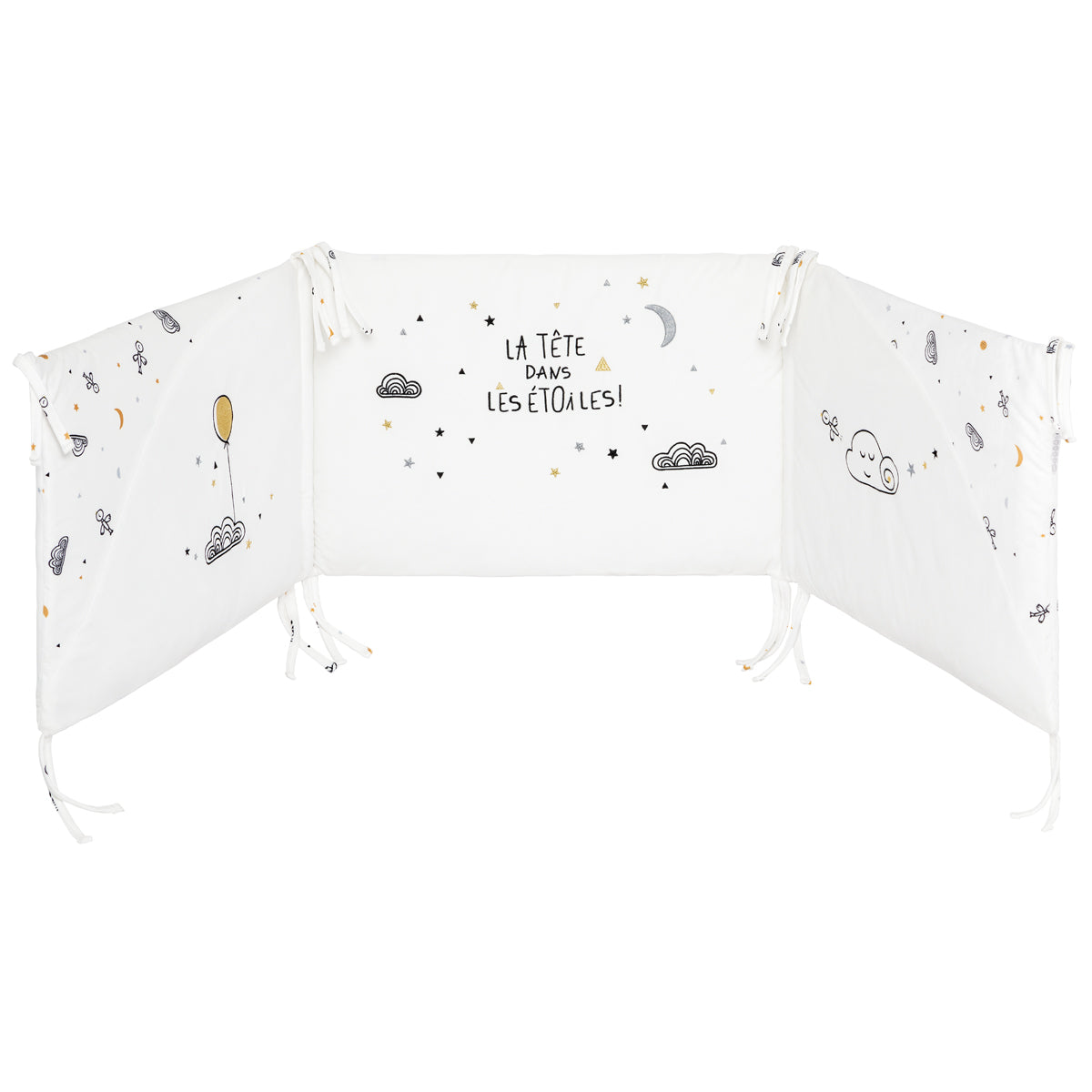 Tour de lit adaptable Etoile Filante - 40x180 cm - BB Malin
