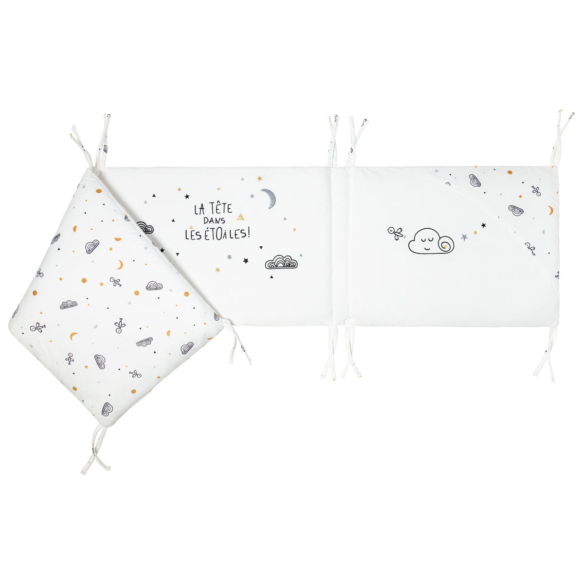 Tour de lit adaptable Etoile Filante - 40x180 cm - BB Malin