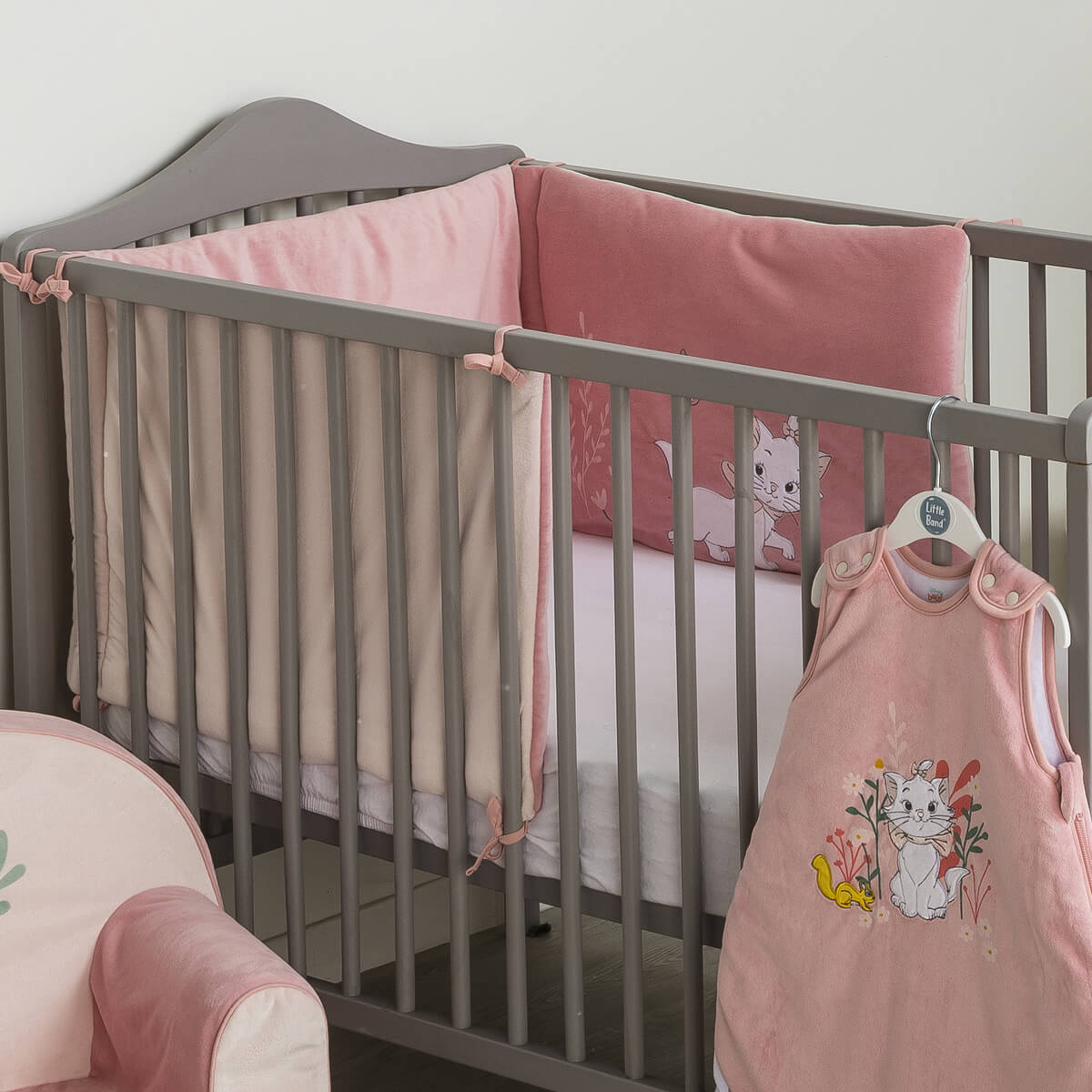 Tour de lit adaptable Marie Sweet - 40x180 cm - BB Malin