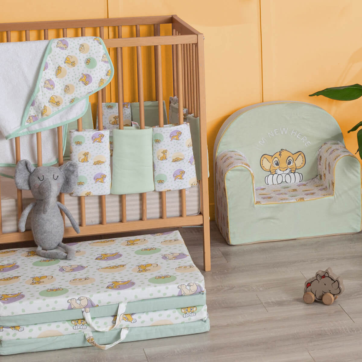 Tour de lit modulable 10 éléments - Roi Lion Cosy Time - 
